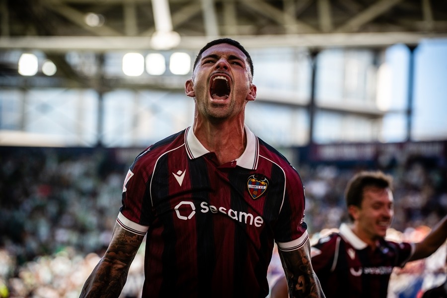 Levante có chiến thắng tưng bừng trên sân nhà trước Real Betis. Ảnh: Levante UD/X.com.
