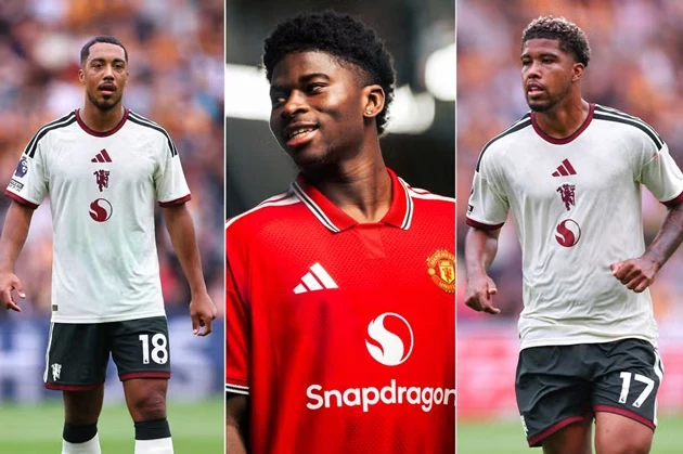 Bộ ba tiền vệ trị giá 155 triệu bảng của Man Utd. Ảnh: Tyrone Marshall/ManchesterEveningNews