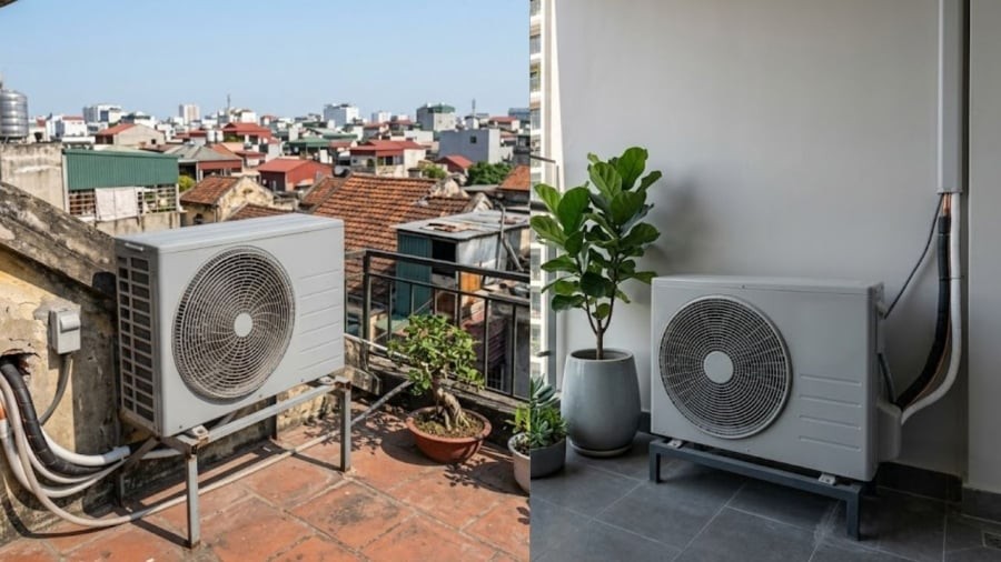 Không cần che chắn kín điều hòa trong lúc thiết bị đang hoạt động.