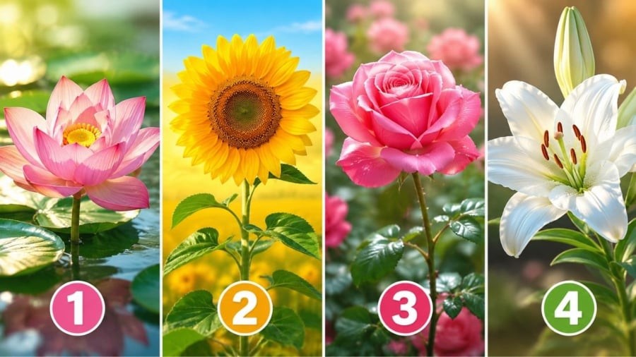 Bạn chọn bông hoa nào?