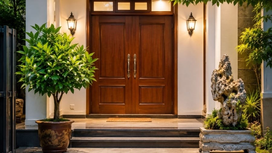 Những vật này đặt trước cửa có thể mang lại những may mắn cho gia chủ