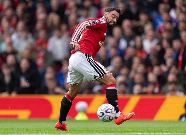 Bruno Fernandes có một ngày thi đấu xuất sắc. Ảnh: Visionhaus/Getty Images