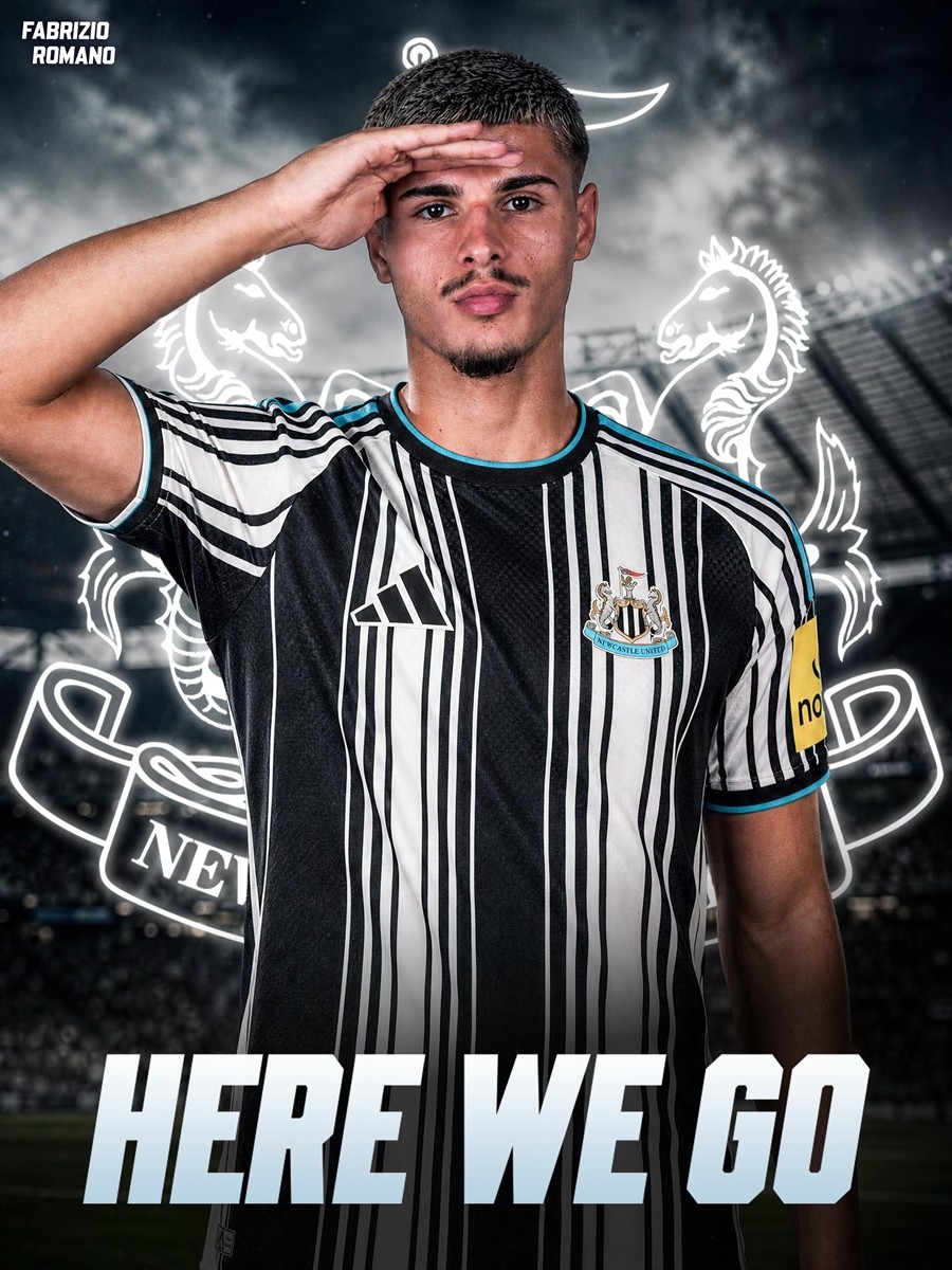 Matias Fernandez-Pardo được cho đã đạt thỏa thuận gia nhập Newcastle. Ảnh: Fabrizio Romano/X.com.