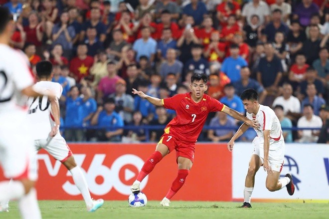 U20 Việt Nam đã thua trắng trên sân nhà. Ảnh: VFF.