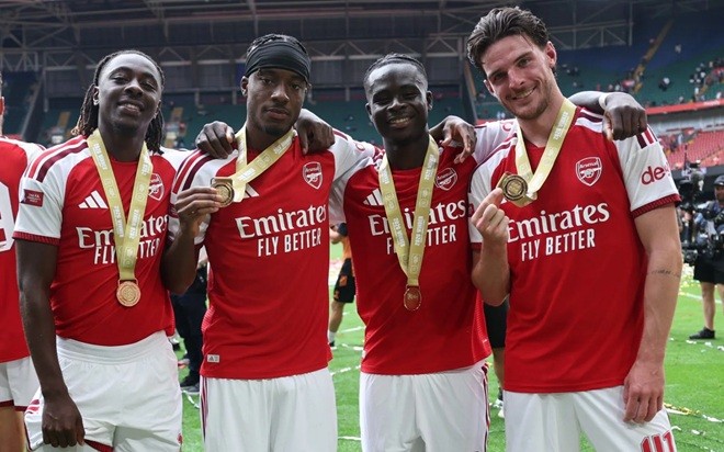 Arsenal sở hữu dàn cầu thủ nội chất lượng. Ảnh: Eddie Keogh/Getty Images.