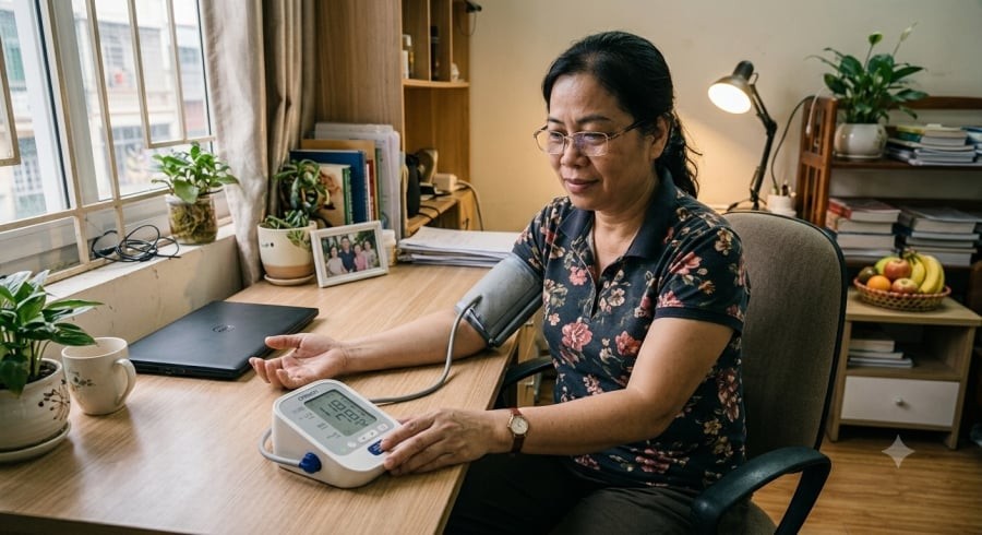 Chủ động theo dõi huyết áp giúp phát hiện sớm những bất thường, đặc biệt ở người thuộc nhóm nguy cơ.