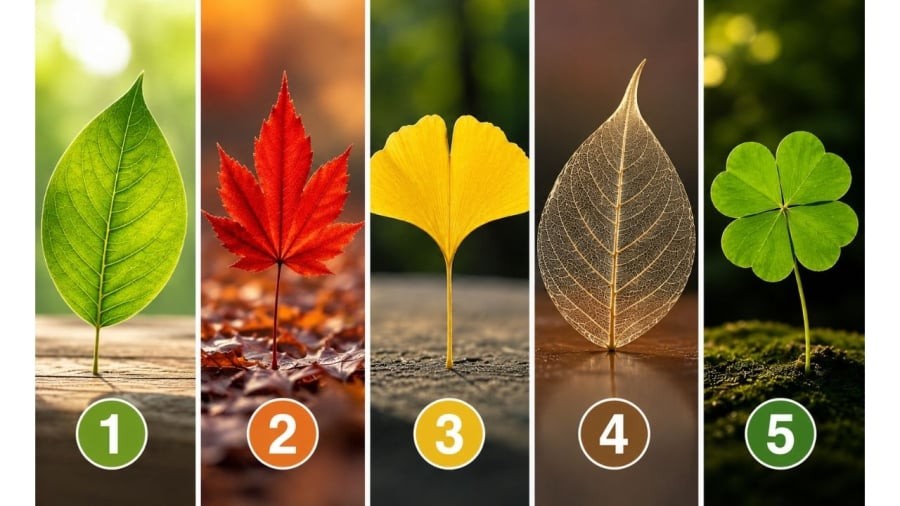 Bạn chọn chiếc lá nào?