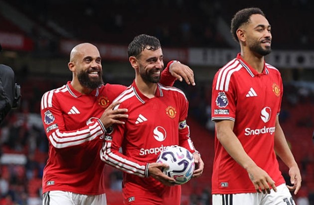 Hàng công Man United vừa đánh bại Ipswich Town 5-2. Ảnh: