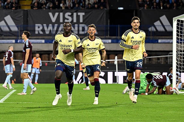 Arsenal vẫn có được 3 điểm dù không chơi quá tốt. Ảnh: Stuart MacFarlane/Arsenal FC via Getty Images.