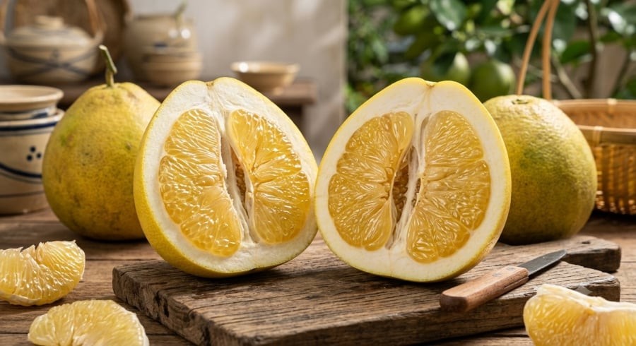 Bưởi Việt Nam được đánh giá cao nhờ vị ngọt thanh, dễ tách múi và không bị đắng.