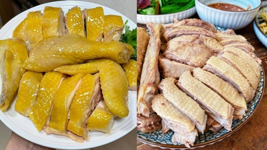Bạn nên luộc gà bằng nước lạnh để thịt gà chín đều, hạn chế tình trạng da bị co rút. Thịt vịt nên luộc bằng nước nóng để hạn chế mùi hôi, giữ độ ngọt cho thịt vịt.