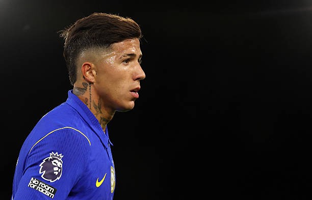 Man City chi đậm vì Enzo Fernandez. Ảnh của Catherine Ivill - AMA/Getty Images.