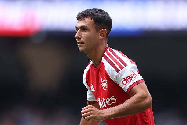 Arsenal không bán Martin Zubimendi cho Chelsea. Ảnh: Catherine Ivill/Getty Images