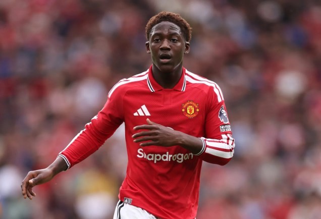 Mainoo hồi sinh mạnh mẽ dưới thời Carrick. Ảnh: Marc Atkins/Getty Images.