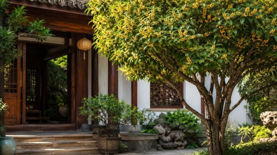 Trồng cây mộc hương trước nhà cần chú ý