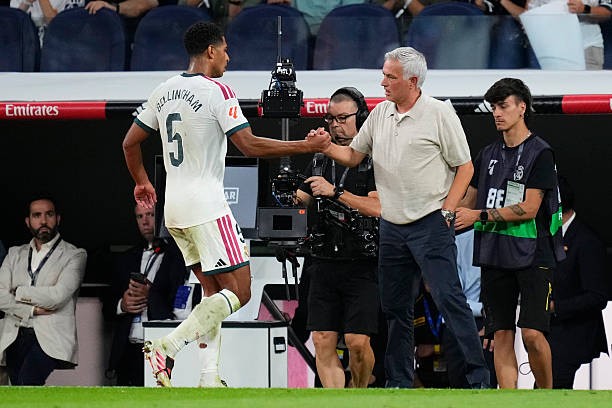 Chính sách xoay tua của Mourinho sẽ rất phù hợp với Bellingham. Ảnh: Jose Breton/Pics Action/NurPhoto via Getty Images.