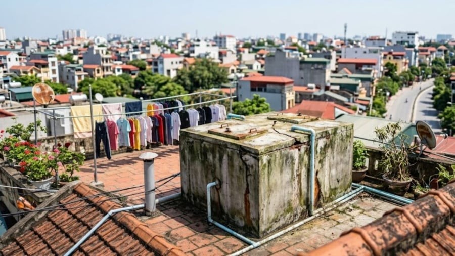 Khi thấy chất lượng nước có sự thay đổi bất thường, bạn nên kiểm tra bể nước.