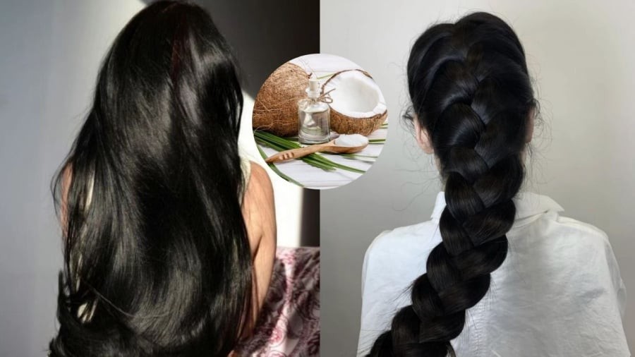 Sử dụng dầu dừa đúng cách có thể giúp tóc mềm mượt mà không bị bết.