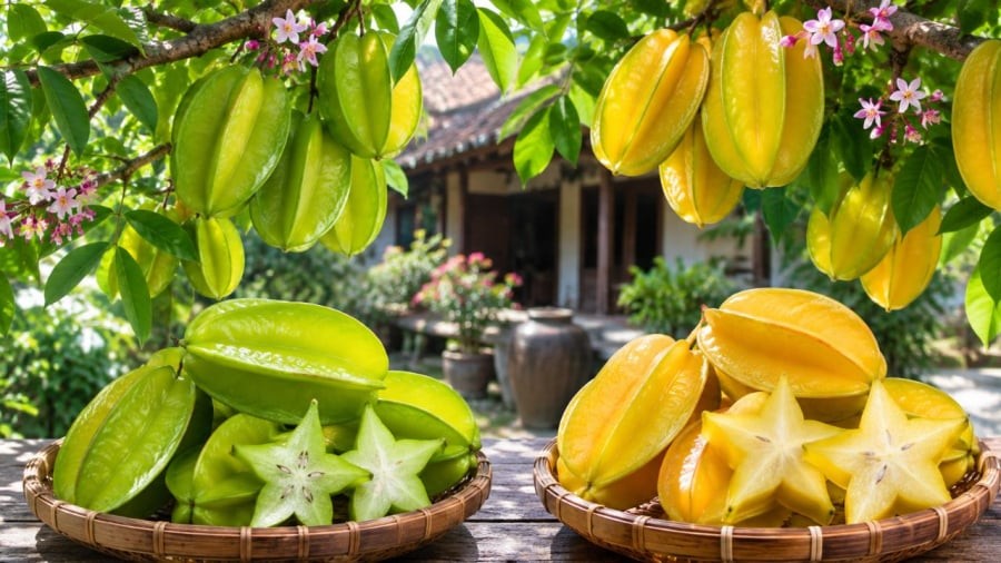 Nên chọn khế chua hay khế ngọt để làm cây cảnh phong thủy?