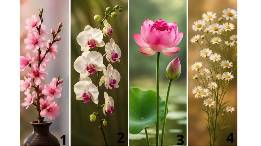 Bạn chọn cành hoa nào?