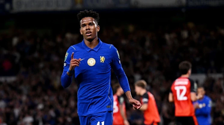 Estevao Willian có thể rời Chelsea vào tháng Một. Ảnh: Darren Walsh/Chelsea FC/Getty Images.