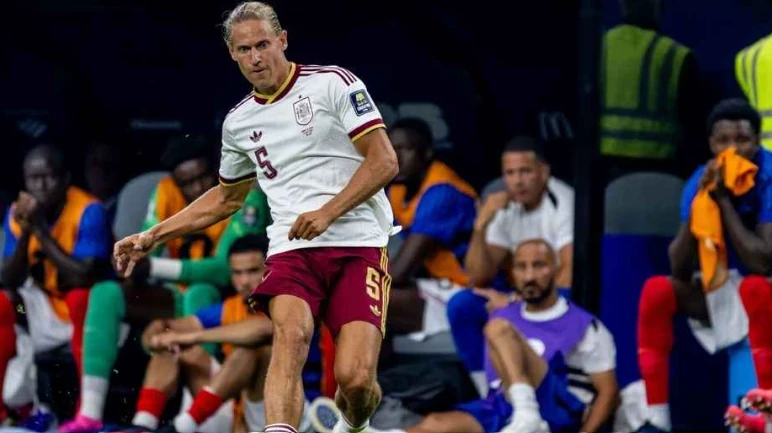 Marcos Llorente từ giã tuyển Tây Ban Nha. Ảnh: Stefan Koops/Getty. 