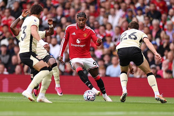 Rashford gây ấn tượng khi trở lại MU. Ảnh của Marc Atkins/Getty Images.