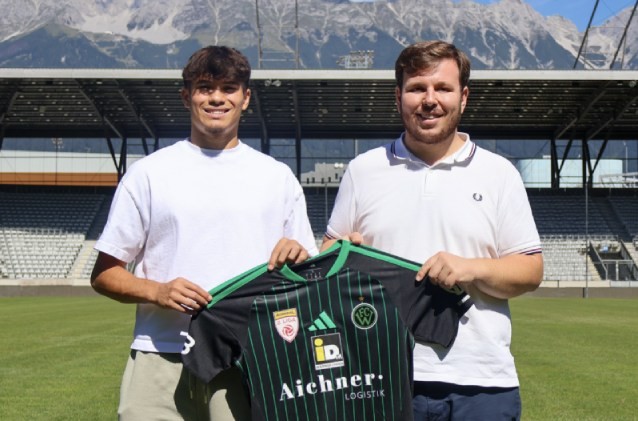 Biancheri hào hứng với bến đỗ mới tại Áo. Ảnh: Trang chủ Wacker Innsbruck.