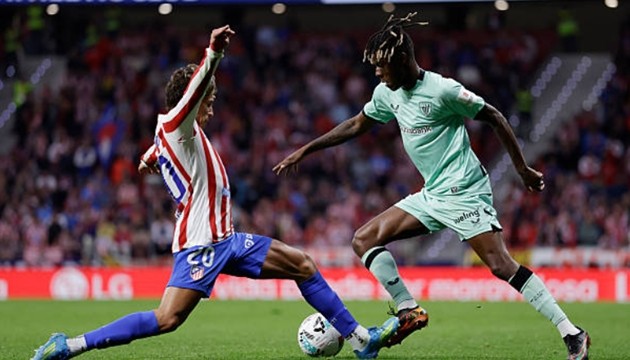 Chạm trán Bilbao là thử thách không hề nhỏ dành cho Atletico Madrid. Ảnh: 