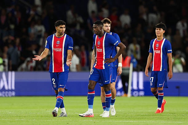 PSG gây thất vọng trên sân nhà. Ảnh: Johnny Fidelin/Getty Images