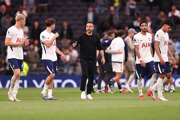 Tottenham Hotspur đã thua liền 2 trận ở Ngoại hạng Anh 2026/27. Ảnh: Marc Atkins / Getty Images.
