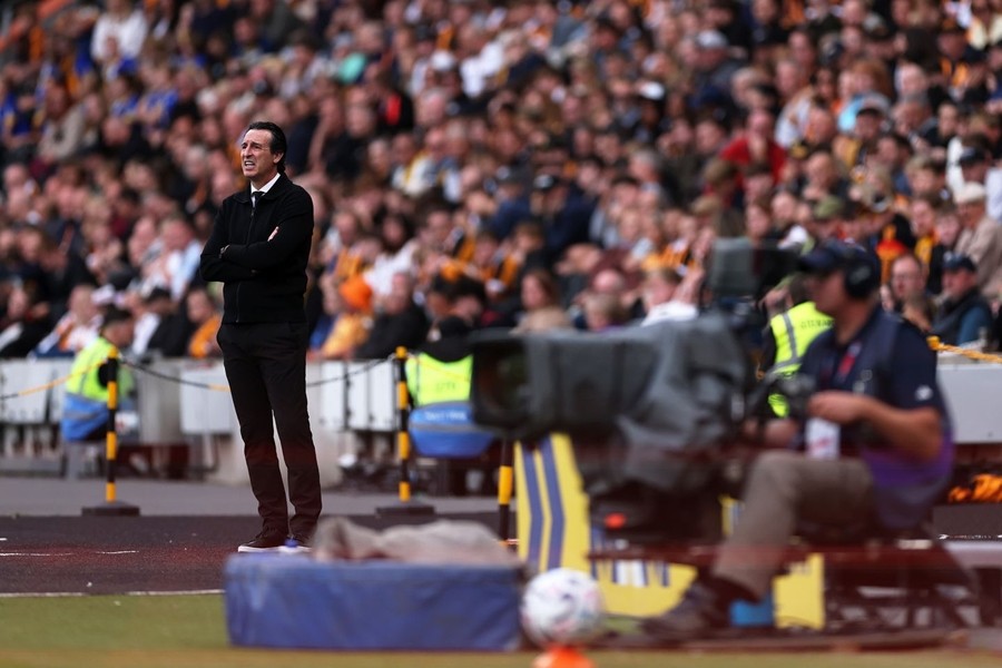 HLV Unai Emery có đang dung túng cho Garnacho? Ảnh: Aston Villa FC.
