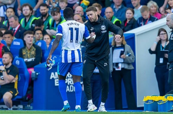 Liverpool vẫn đang theo dõi Minteh. Ảnh:  MI News/NurPhoto via Getty Images.