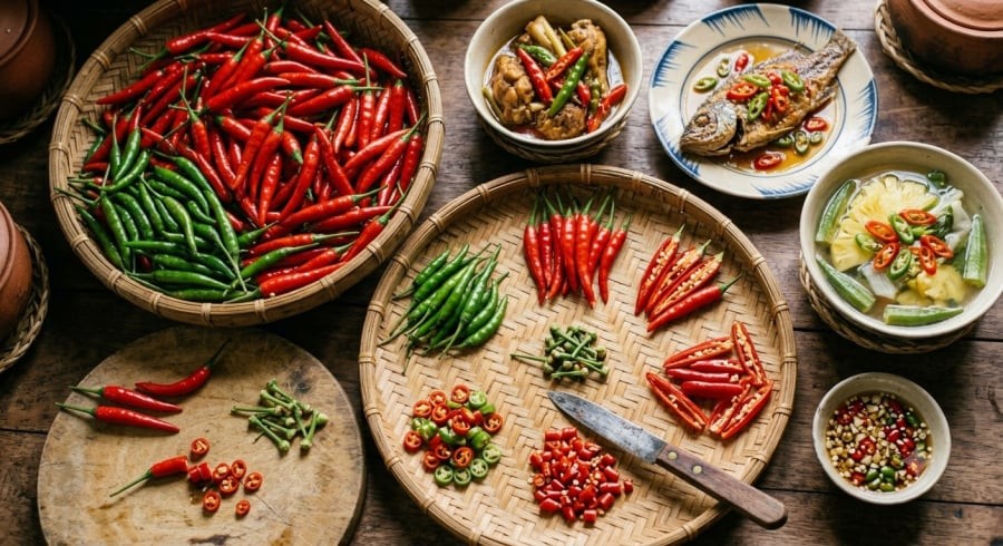 Có thể sử dụng ớt như một loại gia vị với lượng vừa phải để tăng hương vị món ăn và bổ sung thêm dưỡng chất.