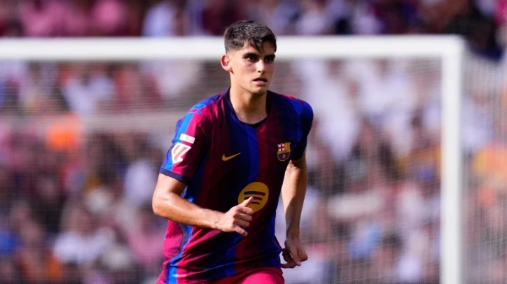 Gerard Martin – 7.3 điểm: Dù có một vài tình huống xử lý hơi thiếu tập trung nhưng nhìn chung Martin hoàn thành tốt nhiệm vụ ở cánh trái. Ảnh: Jose Breton/Getty.