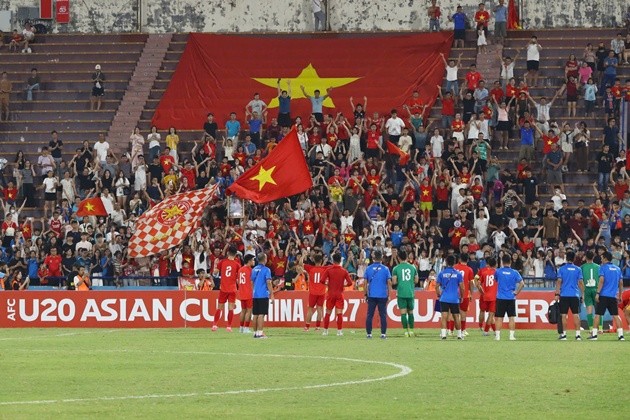 U20 Việt Nam có màn thể hiện không như ý tại vòng loại U20 châu Á. Ảnh: VFF
