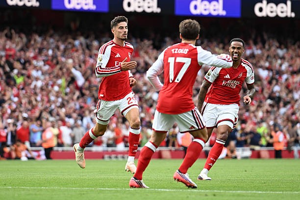 Kai Havertz tỏa sáng với một bàn thắng vào lưới Chelsea. Ảnh: David Price/Getty Images.