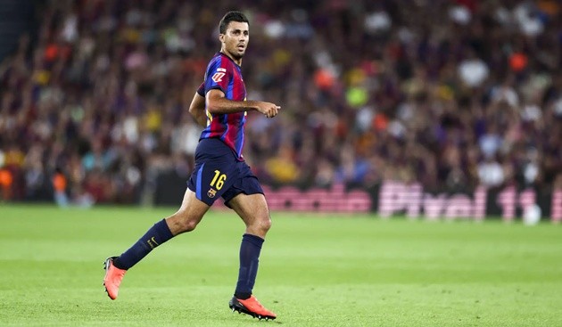Rodri có 60 phút chơi chất lượng trước Barca. (Ảnh: La Liga)