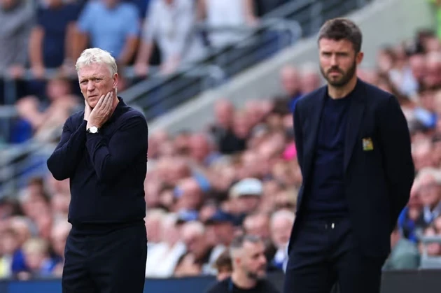 HLV Moyes bất ngờ khen ngợi đội bóng cũ Man Utd. Ảnh: Robbie Jay Barratt - AMA/Getty Images