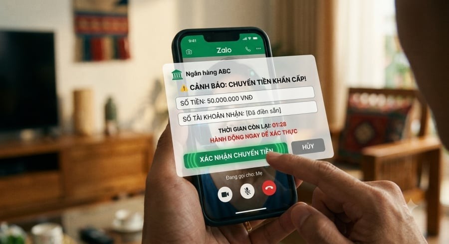 Khi nhận yêu cầu chuyển tiền bất thường qua Zalo, hãy bình tĩnh cúp máy và xác minh bằng một kênh liên lạc khác.