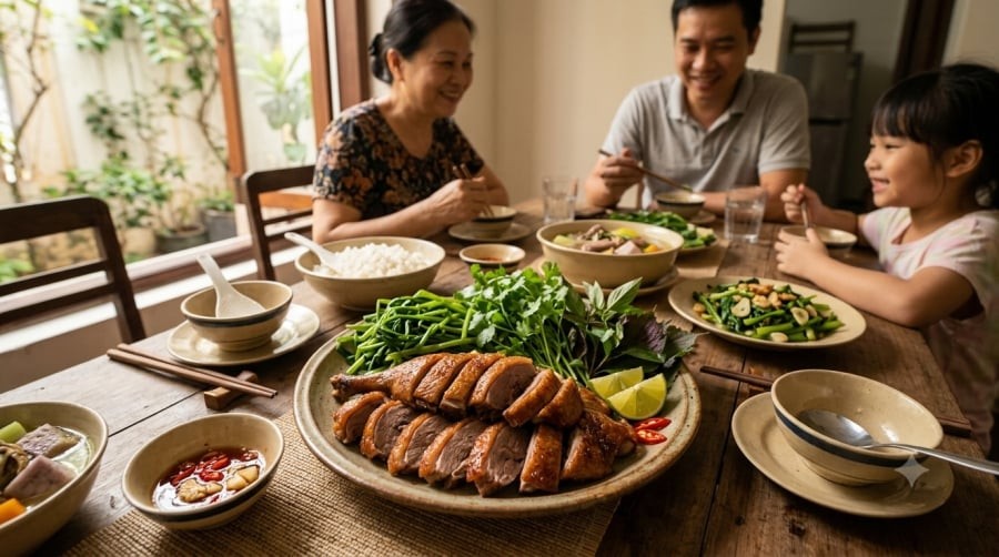 Thịt vịt cung cấp protein, sắt cùng nhiều vitamin và khoáng chất cần thiết cho cơ thể.