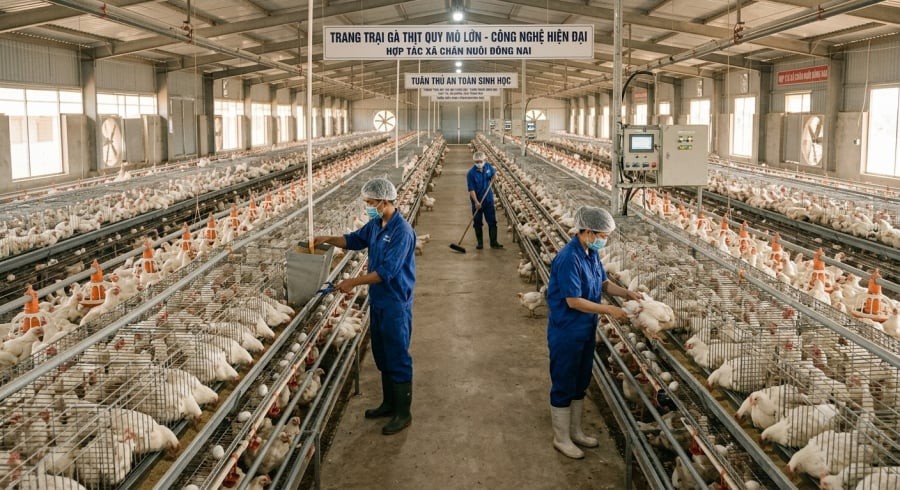 Giá gà công nghiệp giảm mạnh khiến người chăn nuôi trong nước chịu áp lực khi nguồn cung tăng cao.