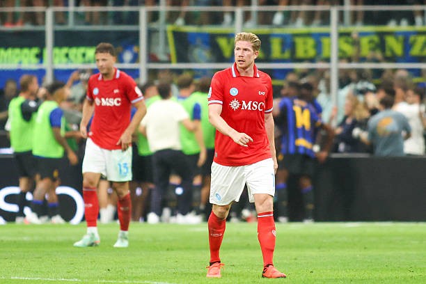 Bruyne vẫn là linh hồn trong lối chơi Napoli. Ảnh của Nderim Kaceli/BSR Agency/Getty Images.