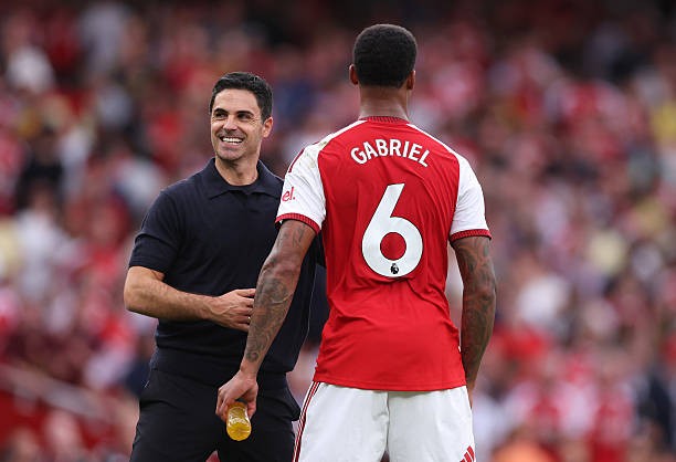 Arsenal đạt đến sự cân bằng trong tay Arteta. Ảnh của Catherine Ivill - AMA/Getty Images.