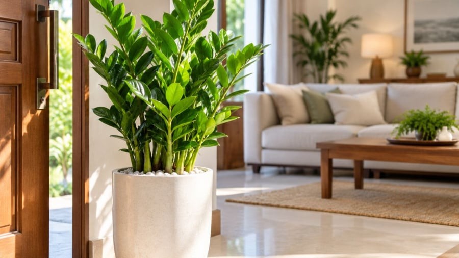 Khi trồng cây kim tiền phong thủy, hãy chú ý vị trí