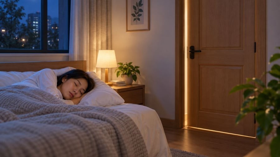Cần chú ý đóng cửa nhưng phải đảm bảo không khí thông thoáng trong phòng
