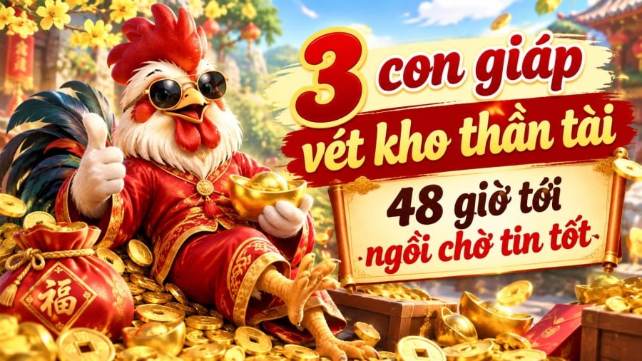 Trong 48 giờ tới, theo góc nhìn tử vi mang tính chiêm nghiệm, 3 con giáp dưới đây được dự đoán có vận khí tài lộc khởi sắc. Không chỉ dễ nhận tin vui liên quan đến công việc, tiền bạc, họ còn có thể gặp người mang đến cơ hội hoặc nhận được một khoản thu khiến tâm trạng phấn chấn hơn.