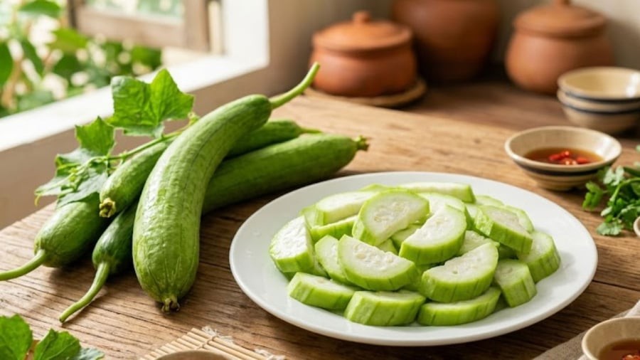 Trước khi xào mướp, bạn có thể ướp mướp với một ít muối để ngăn quá trình oxy hóa, giúp mướp giữ được màu xanh.
