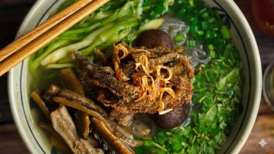 Miến lươn là món ăn thơm ngon, hấp dẫn được nhiều người yêu thích.