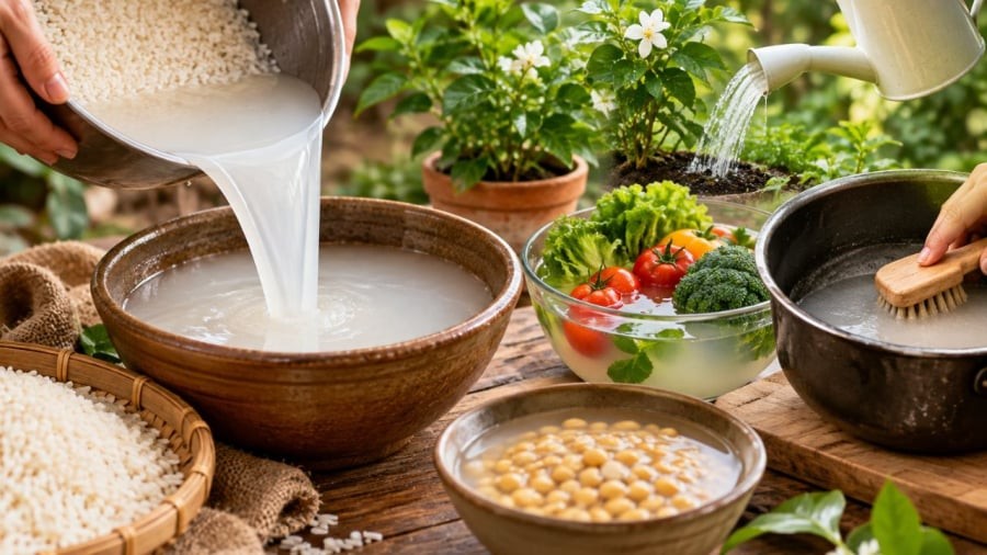 Nước vo gạo có những công dụng bất ngờ